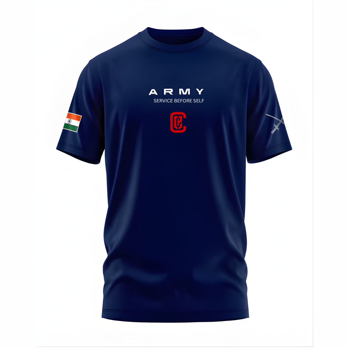 Indian Army T-Shirt – Service Before Self Edition | Military Pride Tee