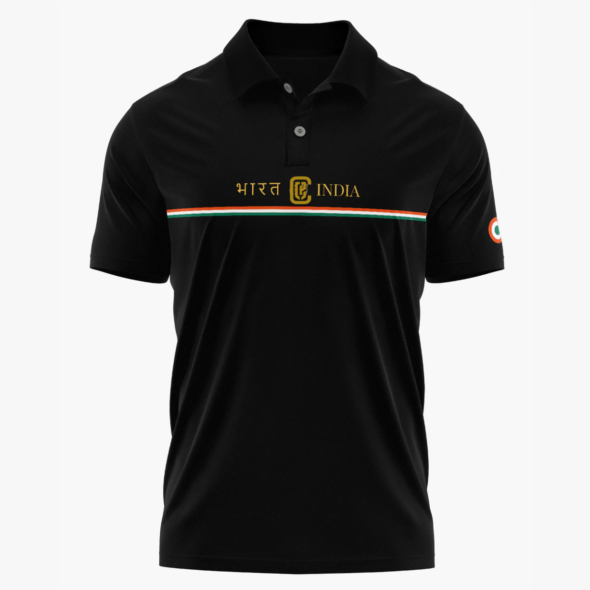 BHARAT | INDIA Polo T-Shirt – Tricolor Heritage Edition | National Pride Polo