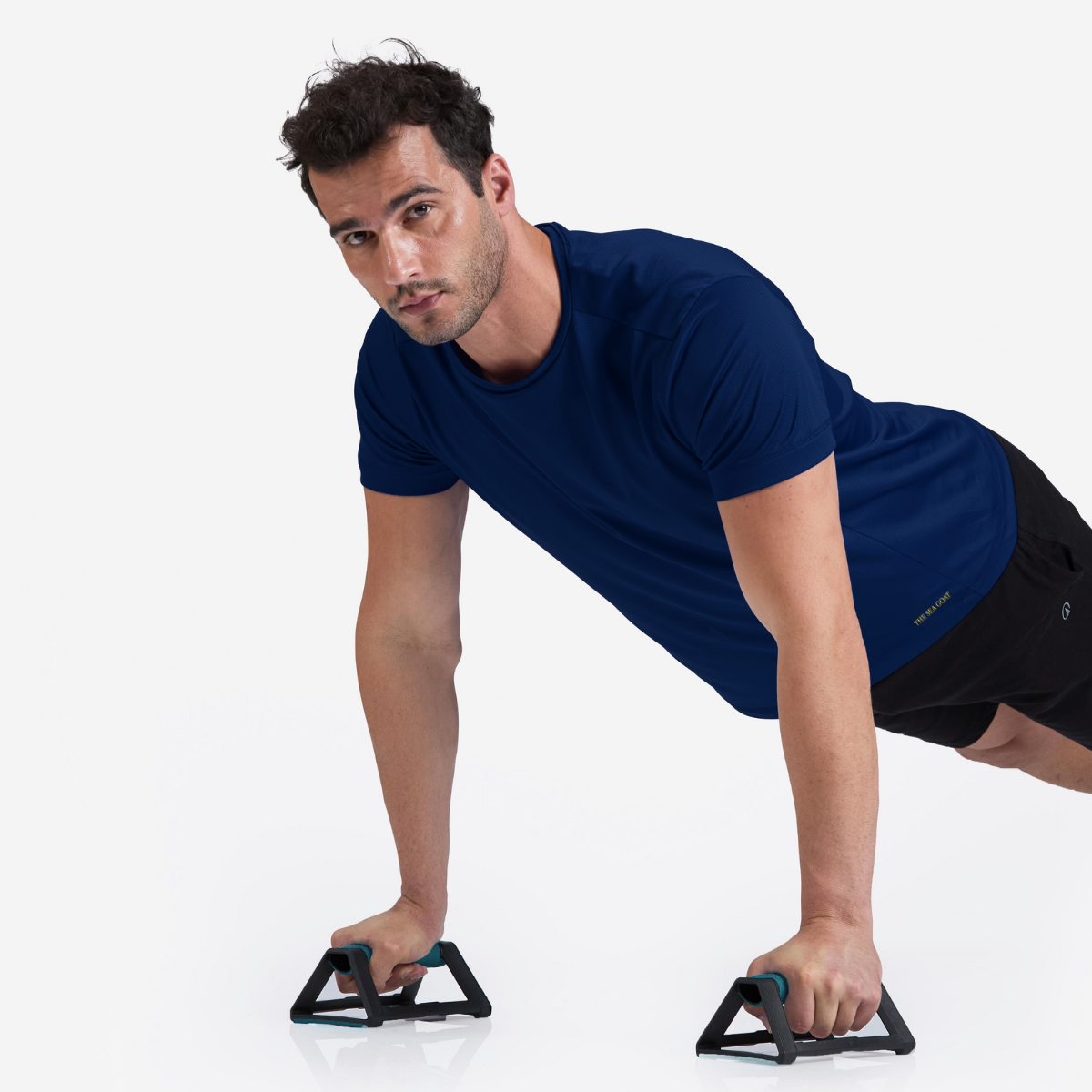 Premium Blue Performance T-Shirt - Breathable Athletic Wear