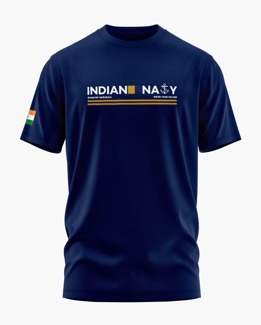 Indian Navy T-Shirt | "Sham No Varunah" | Wear Your Valour