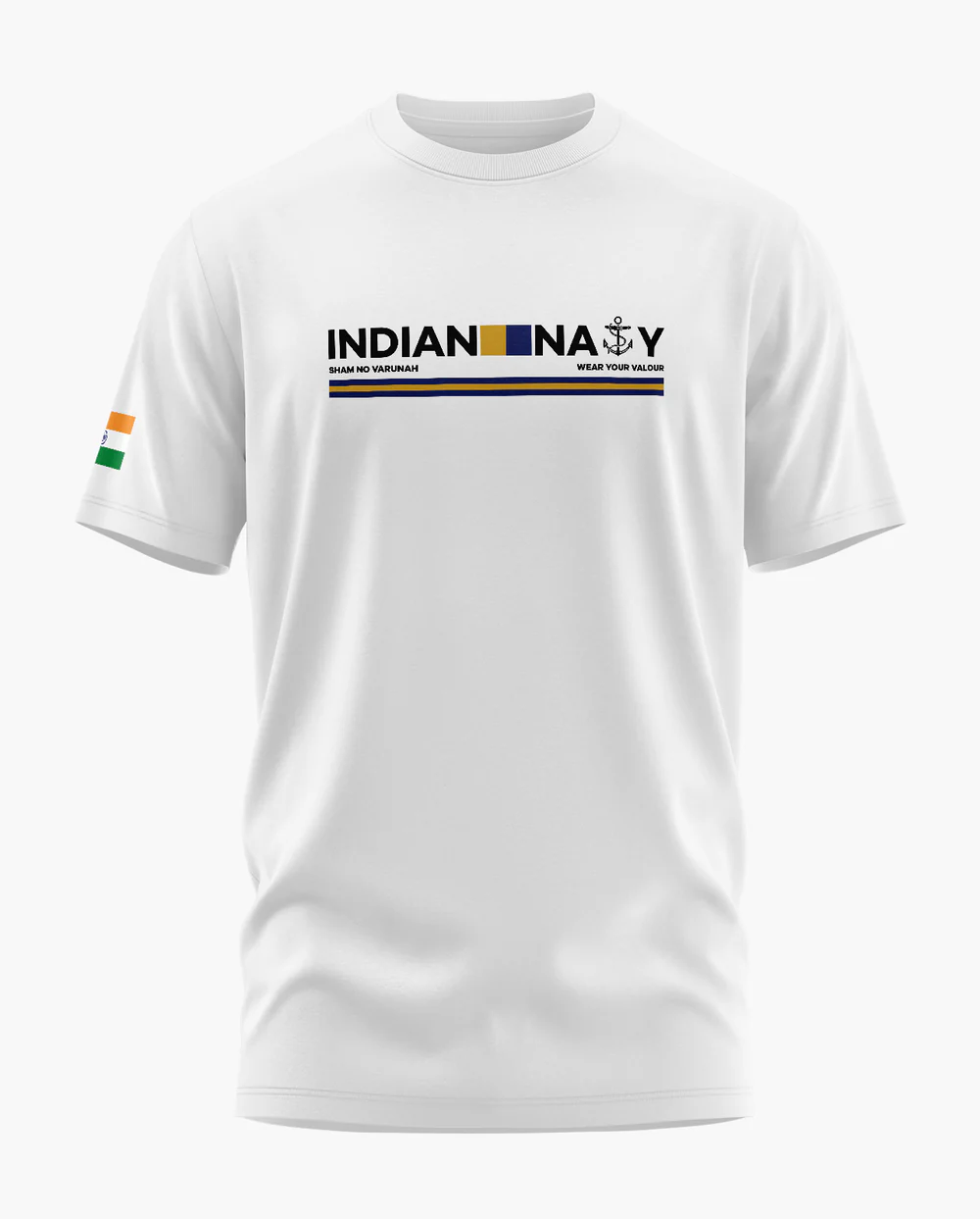 Indian Navy T-Shirt | "Sham No Varunah" | Wear Your Valour