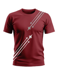 Premium Biowashed Cotton T-Shirt - Fighter Jet Formation Design