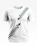 Premium Biowashed Cotton T-Shirt - Fighter Jet Formation Design