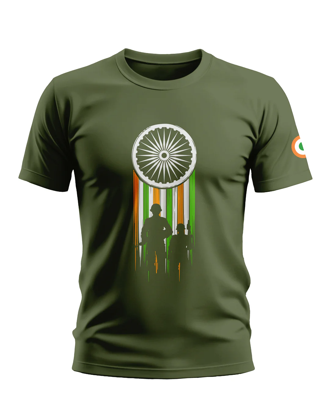 Premium Biowashed Cotton T-Shirt - Indian Pride Edition