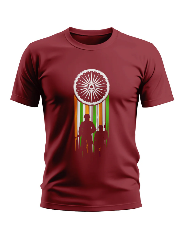 Premium Biowashed Cotton T-Shirt - Indian Pride Edition