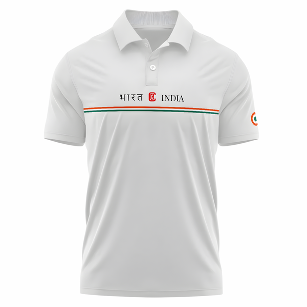 BHARAT | INDIA Polo T-Shirt – Tricolor Heritage Edition | National Pride Polo