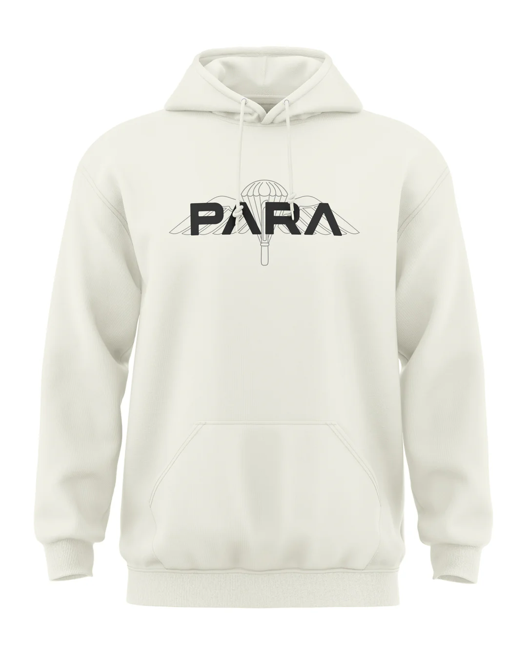 Premium Biowashed Cotton Hoodie - PARA Parachute Regiment Design