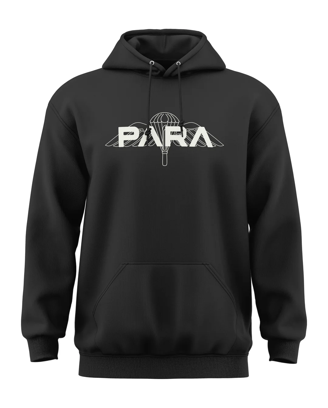 Premium Biowashed Cotton Hoodie - PARA Parachute Regiment Design