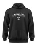 Premium Biowashed Cotton Hoodie - MARCOS Marine Commando 1987 Design