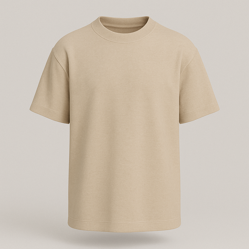 Premium Oversized Biowashed Cotton T-Shirt - Relaxed Fit Essentials