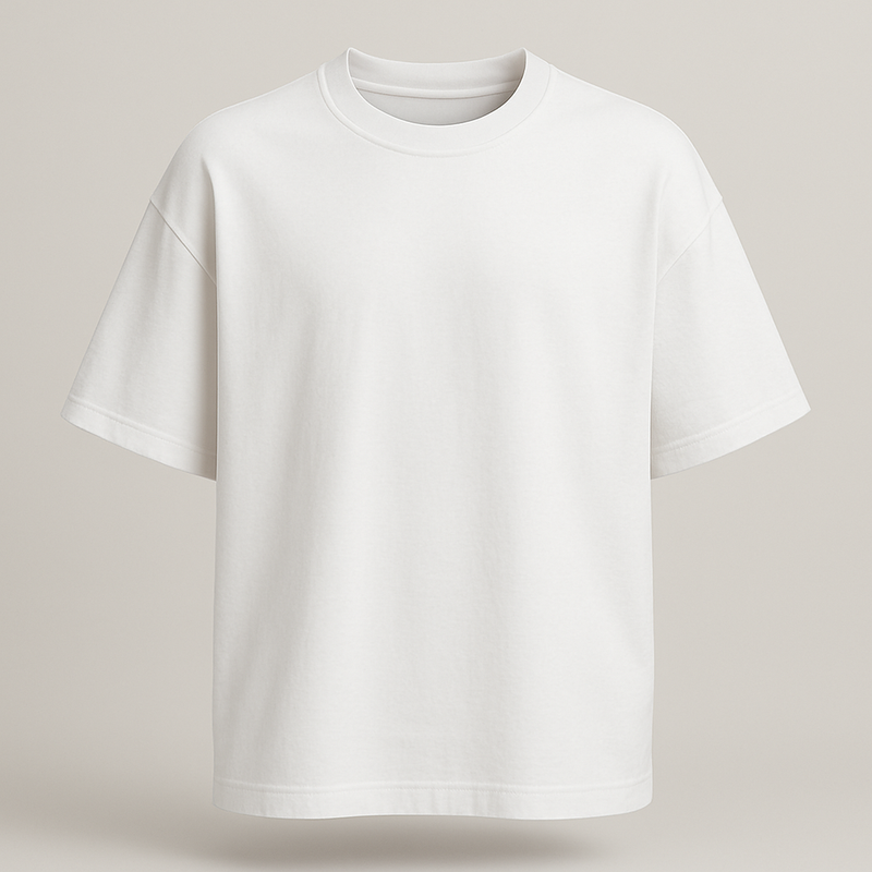 Premium Oversized Biowashed Cotton T-Shirt - Relaxed Fit Essentials