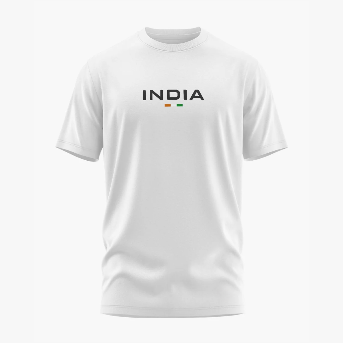 INDIA T-Shirt – Tricolor Minimal Edition | Patriotic Classic Tee